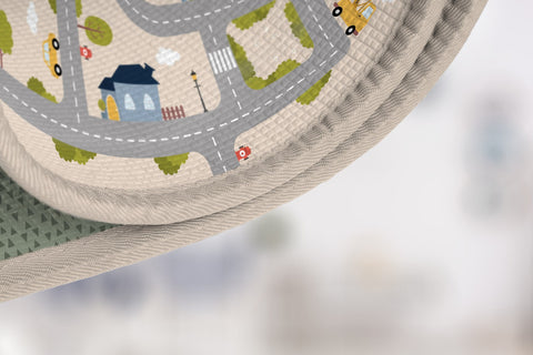 Yokina YOK-56-CITY City Reversible Waterproof Baby Playmat By Viana Inc