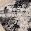 Maroq Cream Grey Beige Distressed Diamond Shag Rug by Kalora Interiors